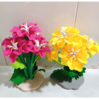 Khóm hoa bụi (vải nỉ) đế tháo lắp được