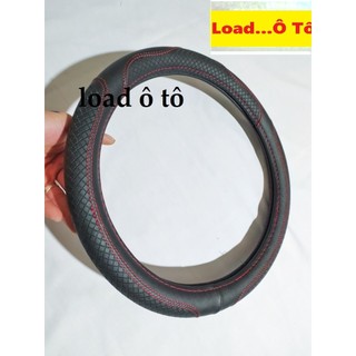 Bọc Vô Lăng Đen Chỉ Đỏ Dòng Xe Huyndai Accent, Santafe, Kona, Tucson, I10, Elantra Cao Cấp