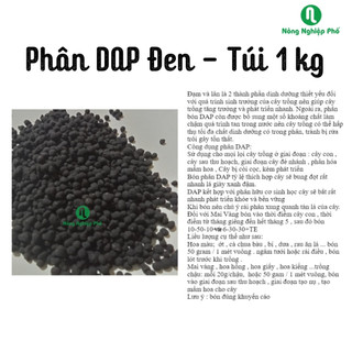 Phân DAP đen Hàn Quốc - Túi 1kg - Nông Nghiệp Phố