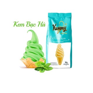 Bột làm kem vị bạc hà