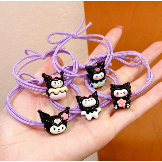 Dây buộc tóc hình Kuromi dễ thương