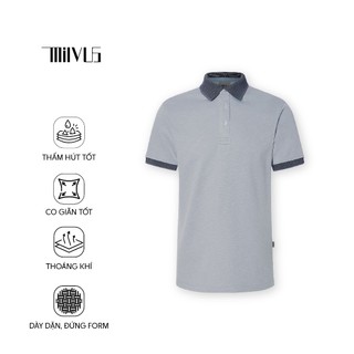 Áo thun polo nam milvus mvp394m thanh lịch, trang trọng, ngắn tay, mẫu trơn, vải cotton cao cấp