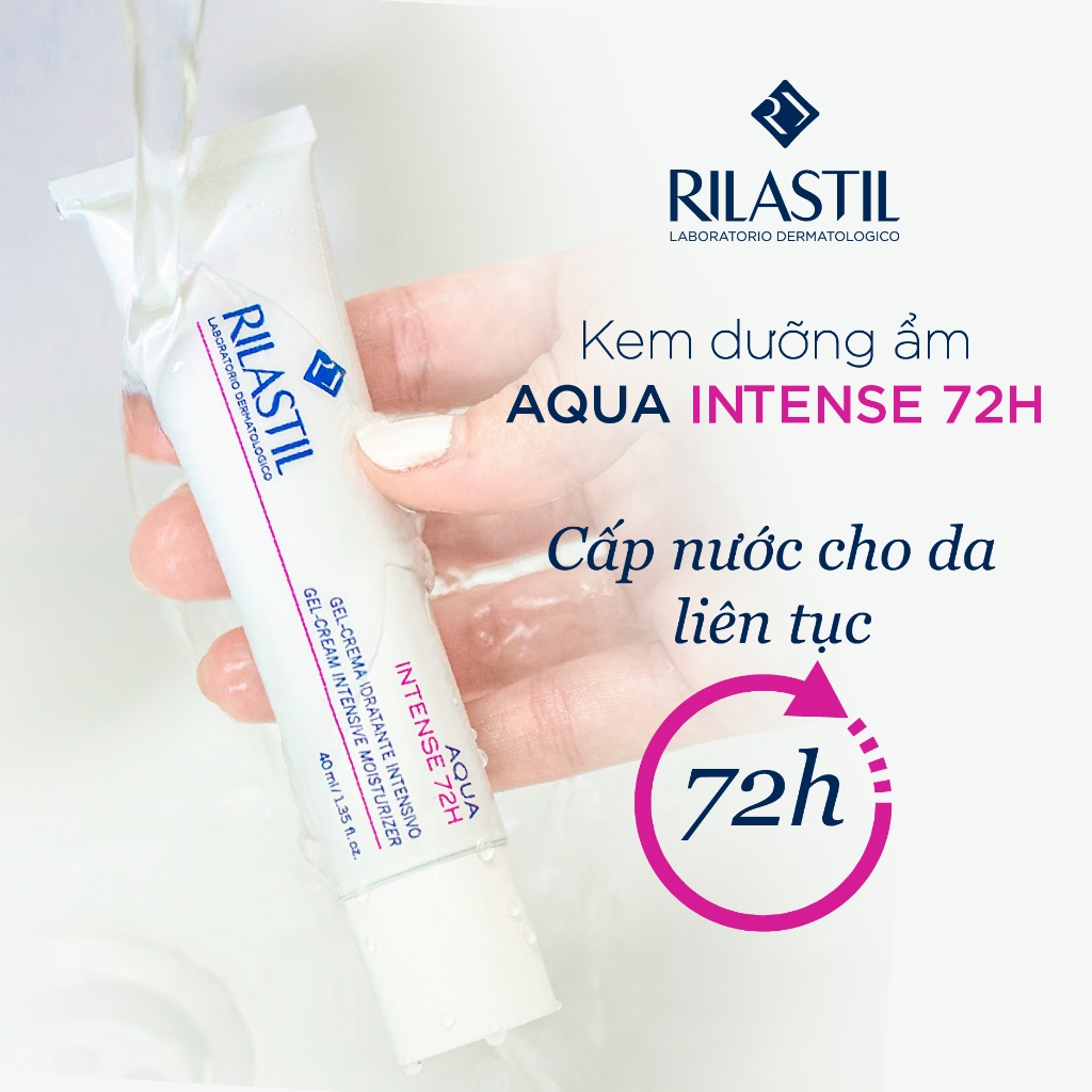 KEM CẤP ẨM 72H - RILASTIL AQUA INTENSE GEL CREAM 72H 15ML, 40ML