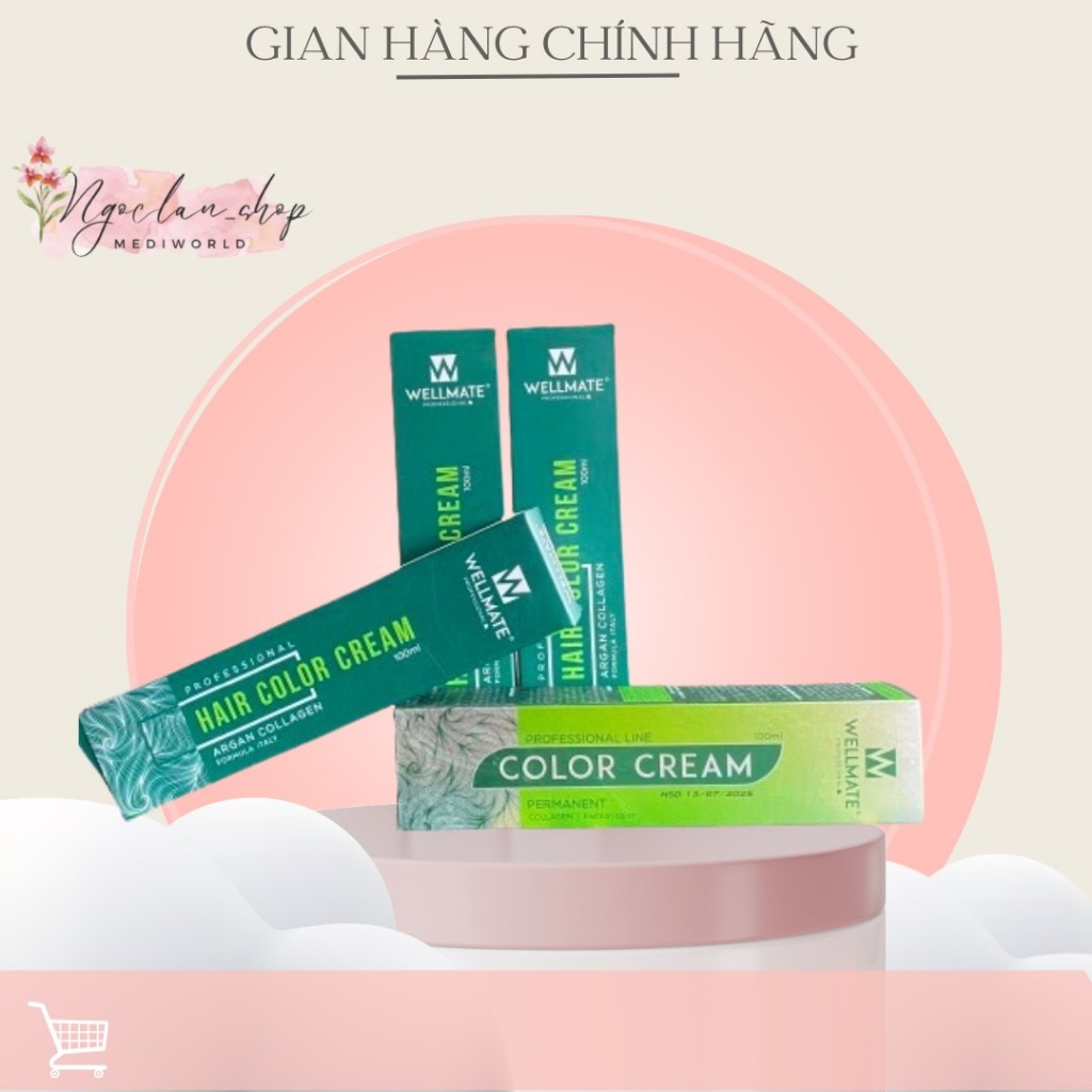 Thuốc nhuộm tóc phủ bạc Wellmate 100ml