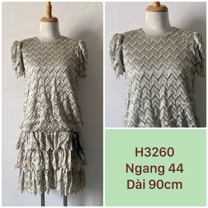 H3260 Váy đi tiệc dạo phố 2hand Nhật vintage y2k fairycore retro boho grunge