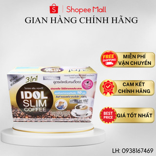 Cà Phê sữa Idol Slim Coffee Thái lan,  ( hộp 10 gói ) chính hãng thái lan