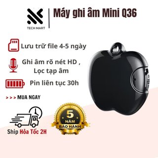 Máy ghi âm Q36 bản PRO, thiết kế nhỏ gọn, ghi âm khoảng cách xa, kết nối điện thoại thông minh