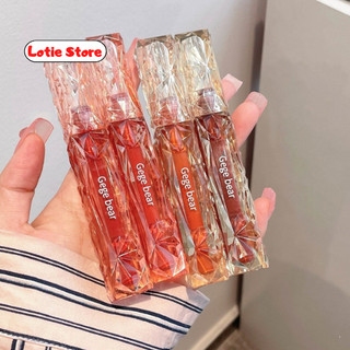 Son bóng Gege Bear lip glaze hiệu ứng tráng gương dưỡng ẩm môi chính hãng nội địa Trung