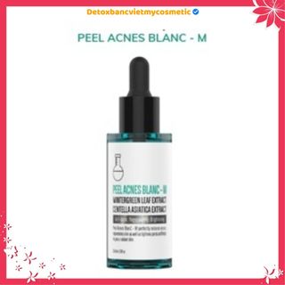 [Chính hãng]Serum ngừa mụn giảm thâm và kiềm nhờn phục hồi da Detox Blanc (Peel acnes M 30ml)