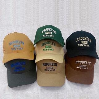 Mũ Lưỡi Trai Thêu Chữ Brooklyn Thời Trang Chất Kaki Cao Cấp Unisex Nam Nữ