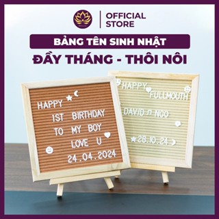 Bảng Tên Sinh Nhật, Đầy Tháng, Thôi Nôi Bé Yêu