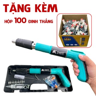 Súng bắn đinh hạt nổ bê tông, bắn ty trần thạch cao , bắn xuyên thép dày 5m kapusi .