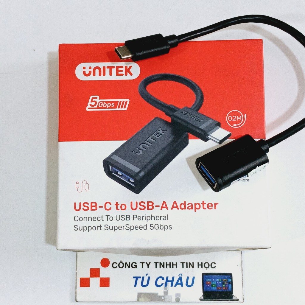 Cáp OTG Type C / OTG USB C ra USB 3.1 (Unitek chính hãng)