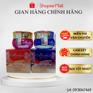 ( NGÀY + ĐÊM ) TEM HP Kem dưỡng ẩm da mặt Meiduzi Nhật Bản,, ngừa nám tàn nhang, mụn  chuẩn