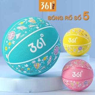 Bóng rổ size số 5 quả bóng rổ chính hãng 361 bọc cao su thiên nhiên chất lượng bền bỉ