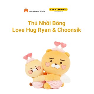 Thú nhồi bông love hug ryan & choonsik kakao friends