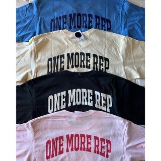 [ONE MORE REP] áo oversize gym thun cotton 100% dày dặn sport