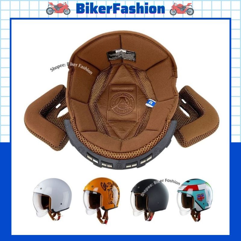  Bộ lót thay thế cho nón ROYAL M139 gồm 2 ốp tai và lót đầu   đủ size nón   