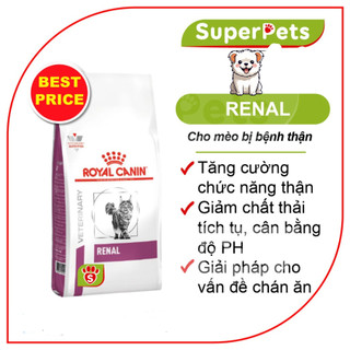 Hạt Renal Mèo 2kg Hổ Trợ Thận Hoàn Hảo Nhập Pháp SUPERPETS VIỆT NAM