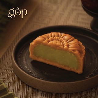 Bánh Nướng Nhân Cốm Dừa - Bánh Trung Thu Gộp Mooncake