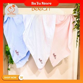 Khăn tắm sợi tre cho bé sơ sinh Beeon mềm mịn, khăn sợi tre em bé thấm hút size 80x100cm