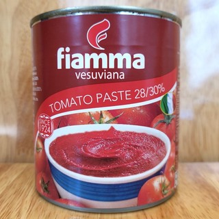 FIAMMA [LON LỚN 800g] CÀ CHUA XAY NHUYỄN [ITALIA] VESUVIANA Tomato Paste
