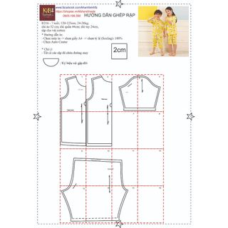 Rập giấy a0 mã r216 - rập bộ lửng cho bé trai, gái