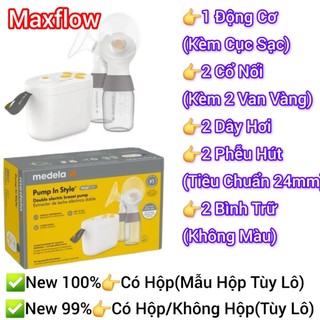 (Top 1 Bán Chạy) Máy Hút Sữa Điện Đôi Pump In Style ADVANCED/MAXFLOW (Top 1 Kích Hút)