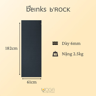 Thảm tập yoga Beinks b'ROCK 6mm