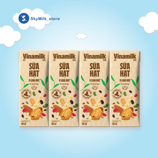 LỐC 4 HỘP SỮA 9 LOẠI HẠT VINAMILK SUPER NUT 180ML