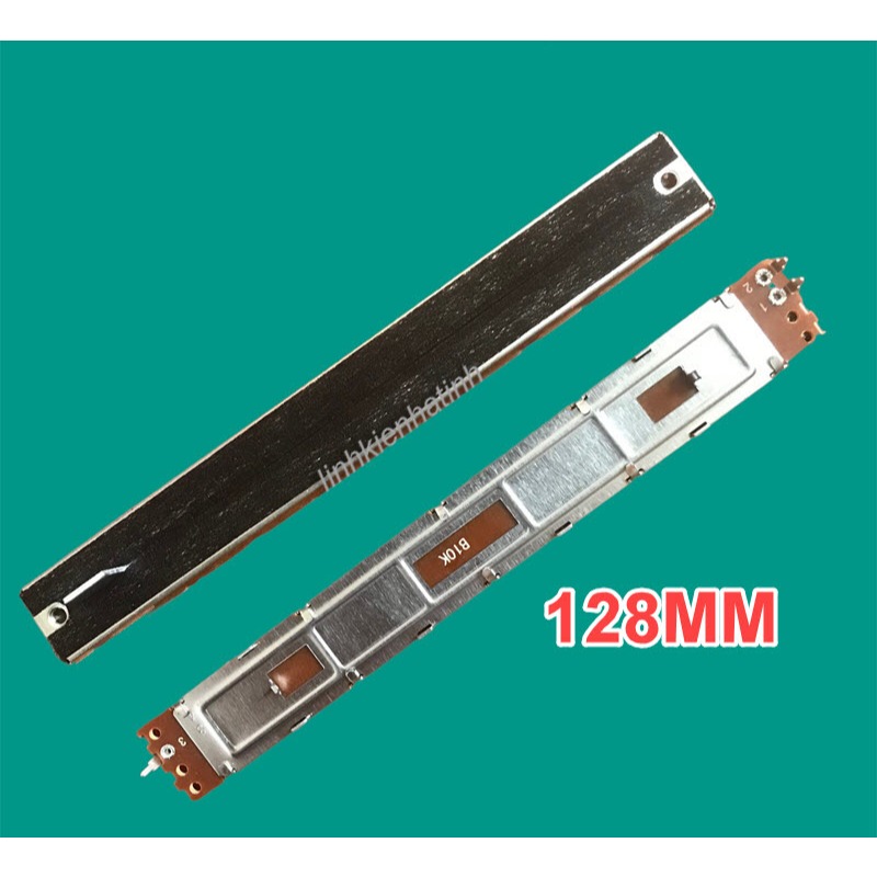 Chiết áp mixer fader bàn mixer dài 128mm rộng 16mm 3 chân 10K