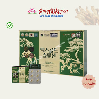 Tinh dầu thông đỏ hanmi hàn quốc daedong ginseng hộp 120 viên