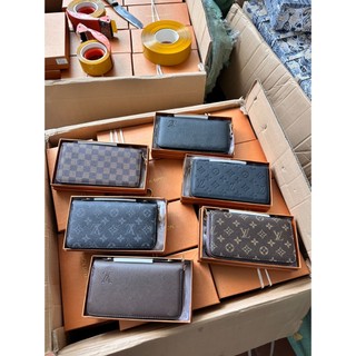 Ví clutch cầm tay vinkyshoptk lv zippy khoá đôi fullbox