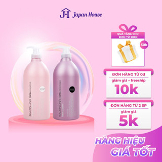 Bộ dầu gội xả Kumano Salon Link Extra 1000ml Nhật Bản cung cấp dưỡng chất giúp tóc mềm mượt