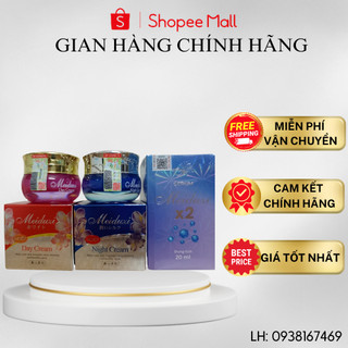 ( ComBo Ngày + Đêm +Serum) Kem dưỡng ẩm da mặt Meiduzi Nhật Bản, ngừa nám tàn nhang, mụn