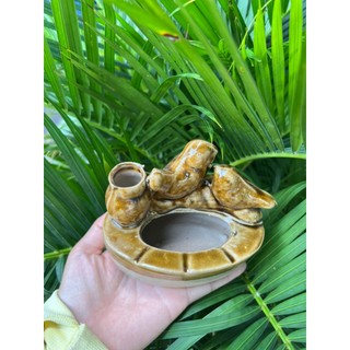 Gạt tàn thuốc bằng gốm, Gạt tàn sưa, gạt tàn hình con chim, gạt tàn hoài niệm, gạt tàn cho người hoài niệm