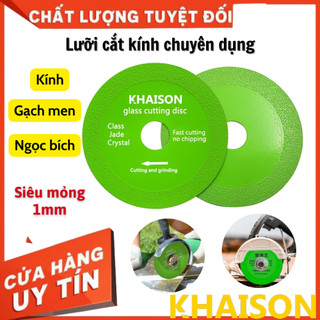 Đĩa cắt kính phủ kim cương chuyên dụng, cắt thủy tinh, ngọc bích, gạch men đường kính 100mm siêu mỏng