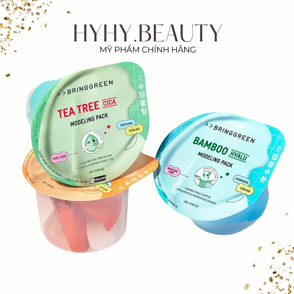 [Bill Olive Young] Mặt nạ dẻo spa BRING GREEN MODELING PACK