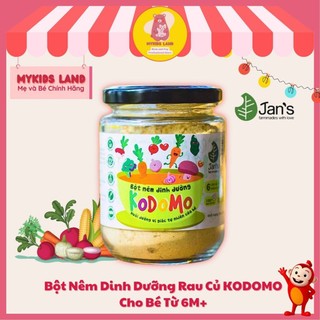 Bột nêm rau củ dinh dưỡng kodomo jan's cho bé từ 6m+ hũ 90g