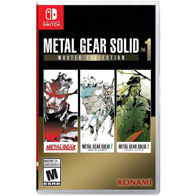 Băng game Metal Gear Solid Master Collection Vol 1 - Nintendo Switch hệ US