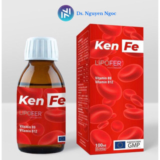 KenFe bổ sung sắt cho cơ thể, xuất xứ Tây Ban Nha 100ml/lọ