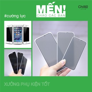 Kính Cường Lực iPhone Chống Nhìn Trộm - Miếng Dán Cường Lực Full Màn Hình Chống Nhìn Trộm Đủ Các Dòng Điện Thoại iPhone