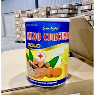   Hộp 900g  Sữa Nghệ Nano Curcumin Gold Cao Cấp - Giúp giảm đau dạ dày Tiêu hóa tốt Đẹp da Chống oxi hóa 