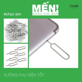 Que chọc SIM - Cây chọc khay SIM, thẻ nhớ cho điện thoại, máy tính bảng, Chất liệu hợp kim PK471