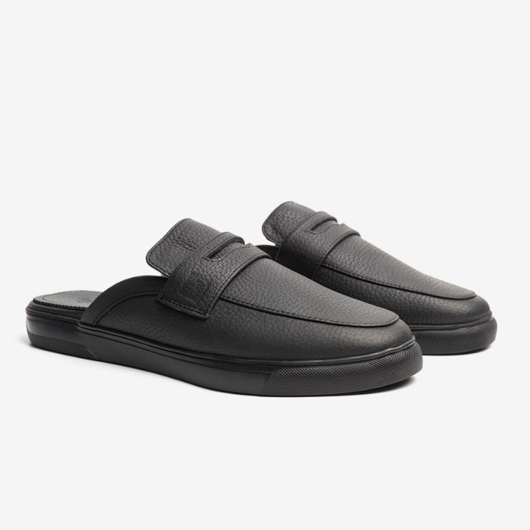 Giày Sục Nam WT Leather After 5pm - Leonard Da Bò Thật