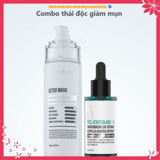 [Chính hãng]Bộ đôi loại bỏ mụn thâm tái tạo trắng da detox blanc