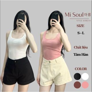 Áo ba lỗ nữ dáng ôm co dãn 4 chiều , áo croptop nữ siêu xinh