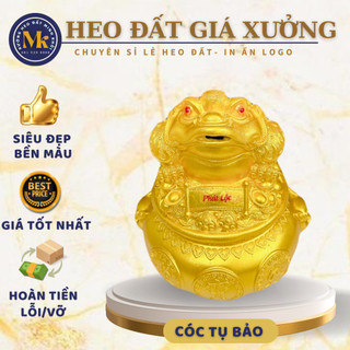 Tượng Cóc kim tiền bát tụ bảo mang ý nghĩa tài lộc may mắn , trang trí nhà cửa, quà tặng, ống tiết kiệm MINH KHÔI SHOP