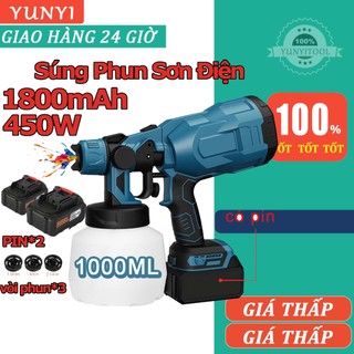 Camino súng phun sơn,máy phun sơn,súng phun sơn điện,máy phun sơn cầm tay,1000ml 3 kiểu phun có thể thay đổi