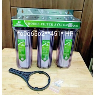 [FREESHIP 99K]_BỘ LỌC NƯỚC SINH HOẠT 3 CẤP LY 10INCH ĐÃ KÈM LÕI BÊN TRONG